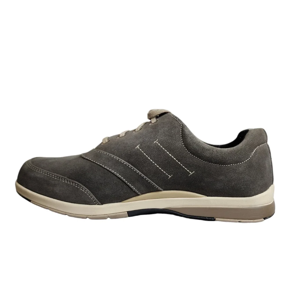 Drew Columbia Grey Suede Comfort Sneaker Wide Width WW 13